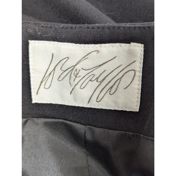 LORD & TAYLOR! STUNNING BLACK PURE GABARDINE 100% WOOL BLAZER, JACKET! SZ 10 - Picture 6 of 10